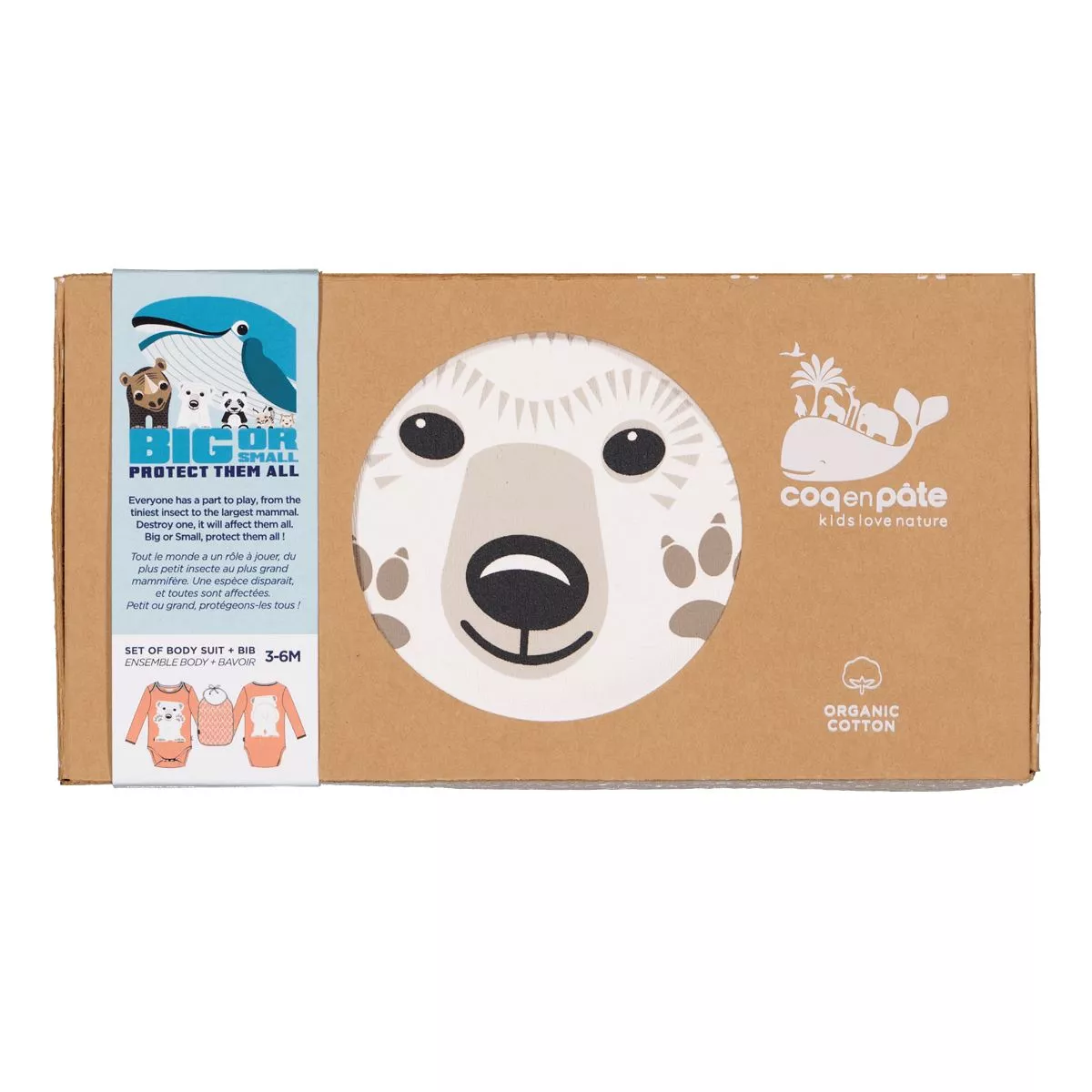 Body ours polaire rose manches longues et bavoir