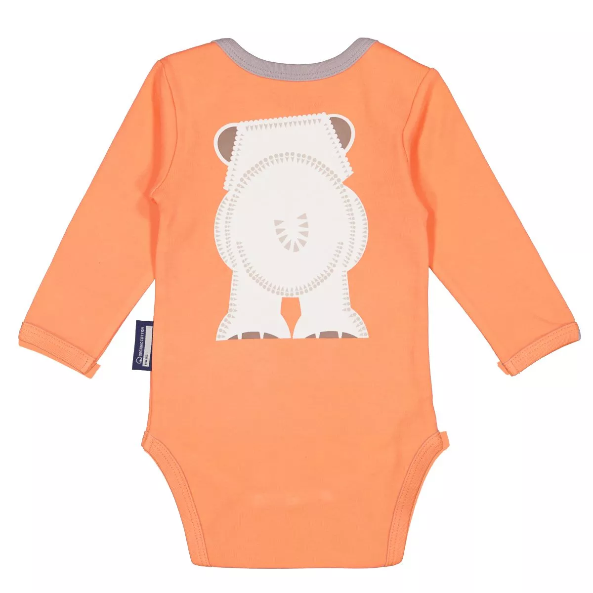 Body ours polaire rose manches longues et bavoir