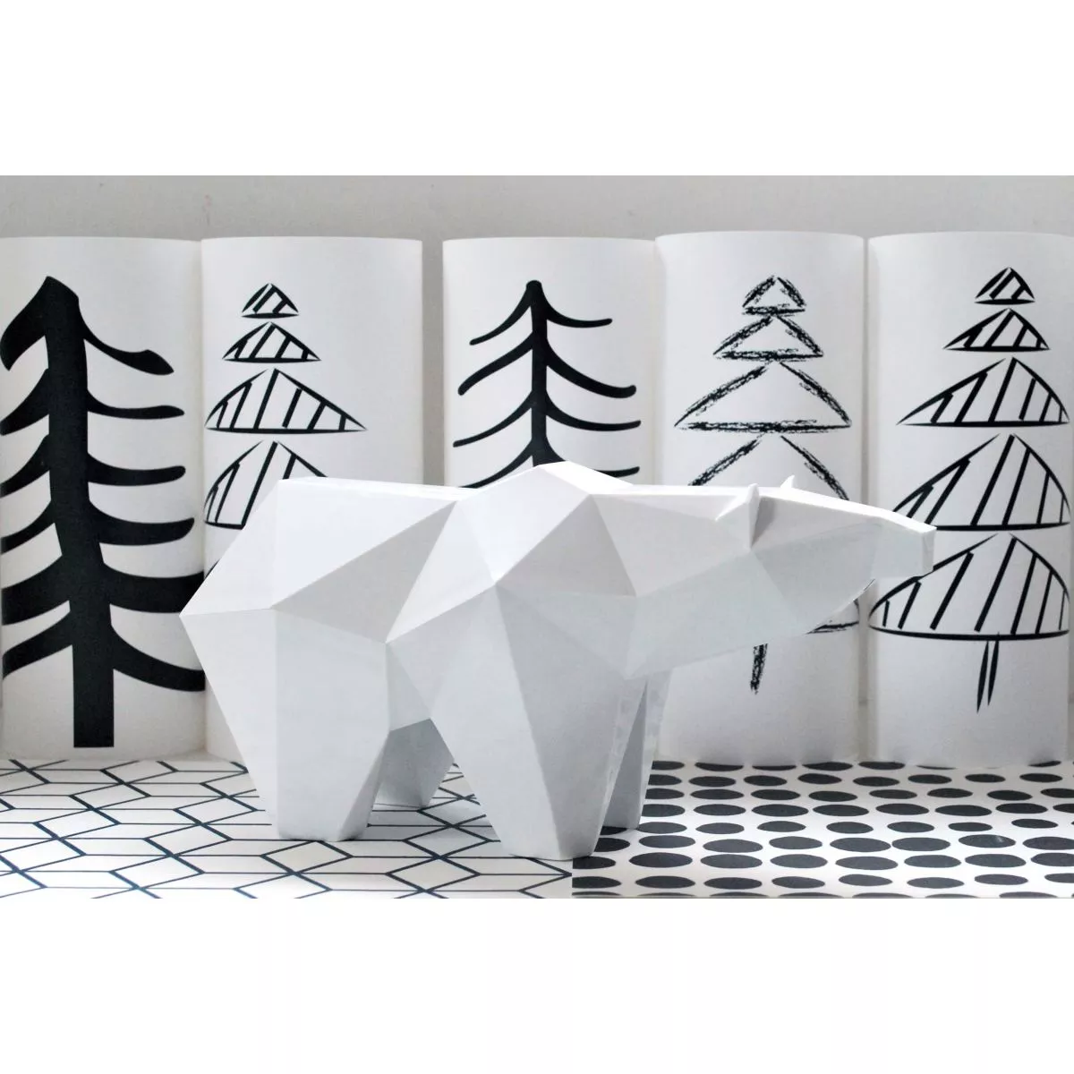 Tirelire ours polaire 100% biodégradable