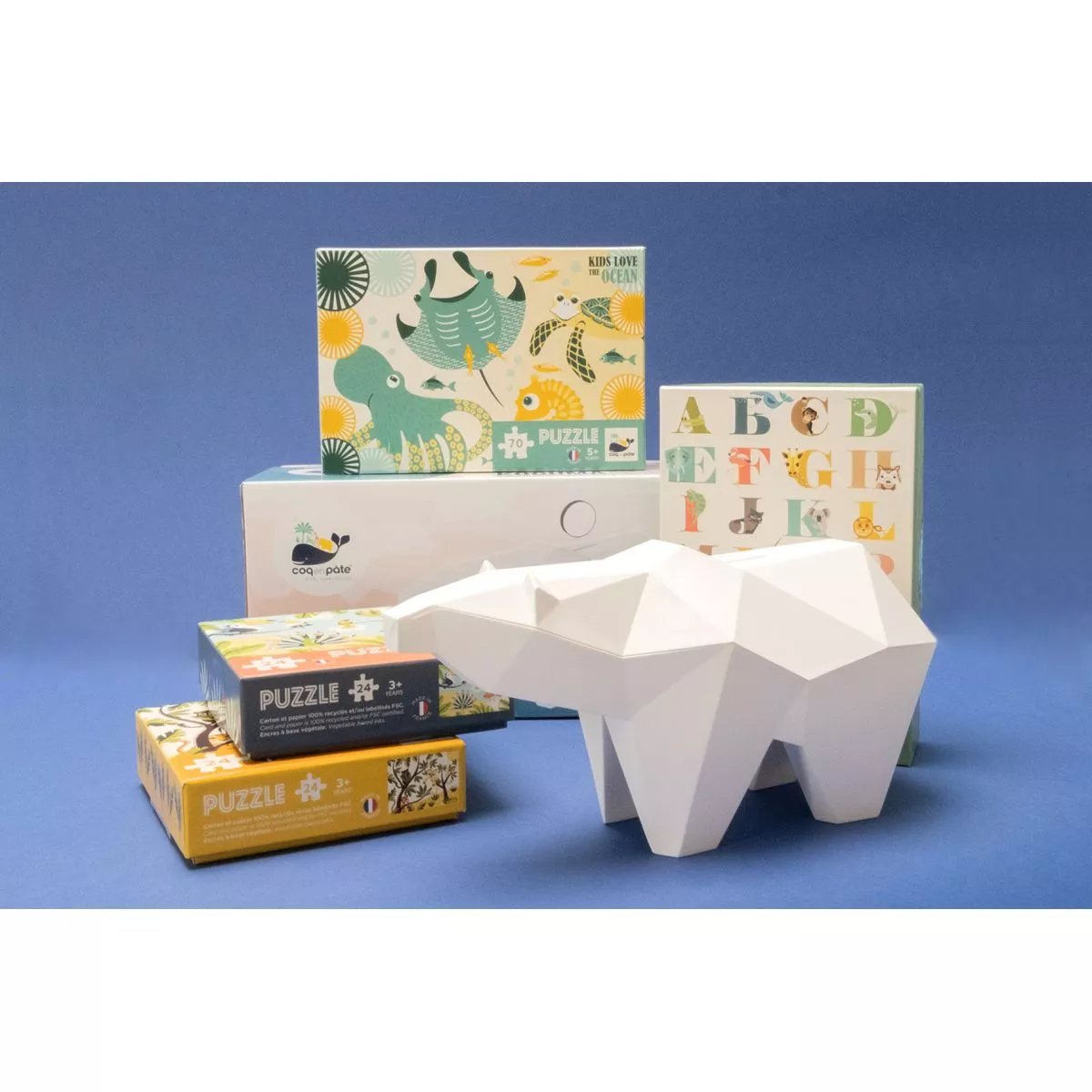 Tirelire ours polaire 100% biodégradable