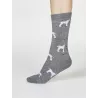 chaussettes femme du 36 au 41, imprimé chiens