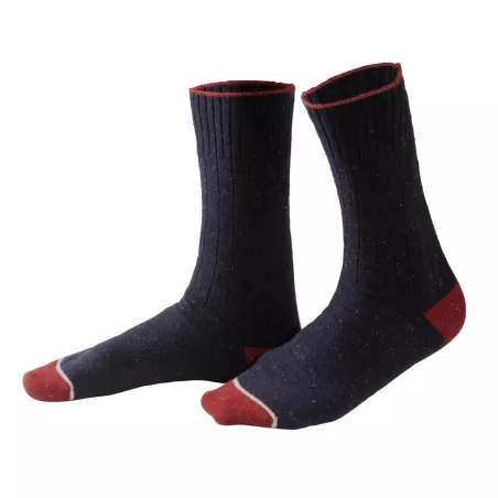 Chaussettes unies en laine