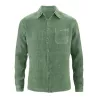 Déstockage chemise couleur weed pur chanvre homme, attention, la couleur de la chemise est plus claire 