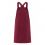 Robe velours rouge rhubarbe 2 poches