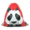 Sac à dos d'activité rouge panda coton bio