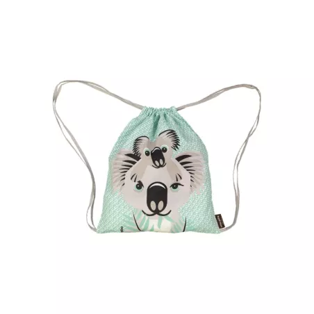 Sac à dos d'activité bleu koala coton bio