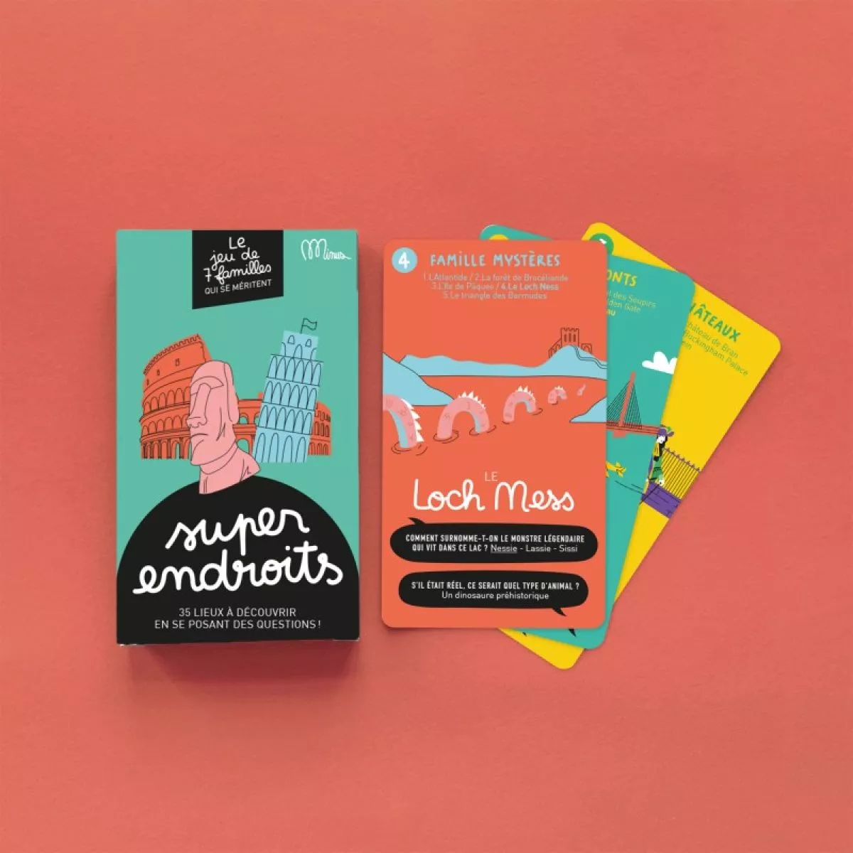 Jeu de cartes super endroits