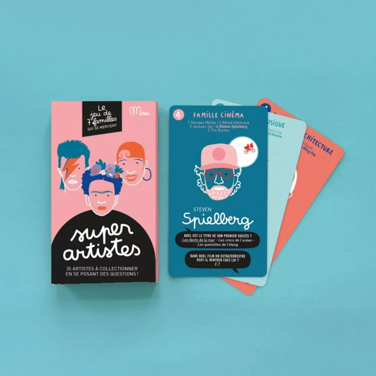 Jeu de cartes super artistes