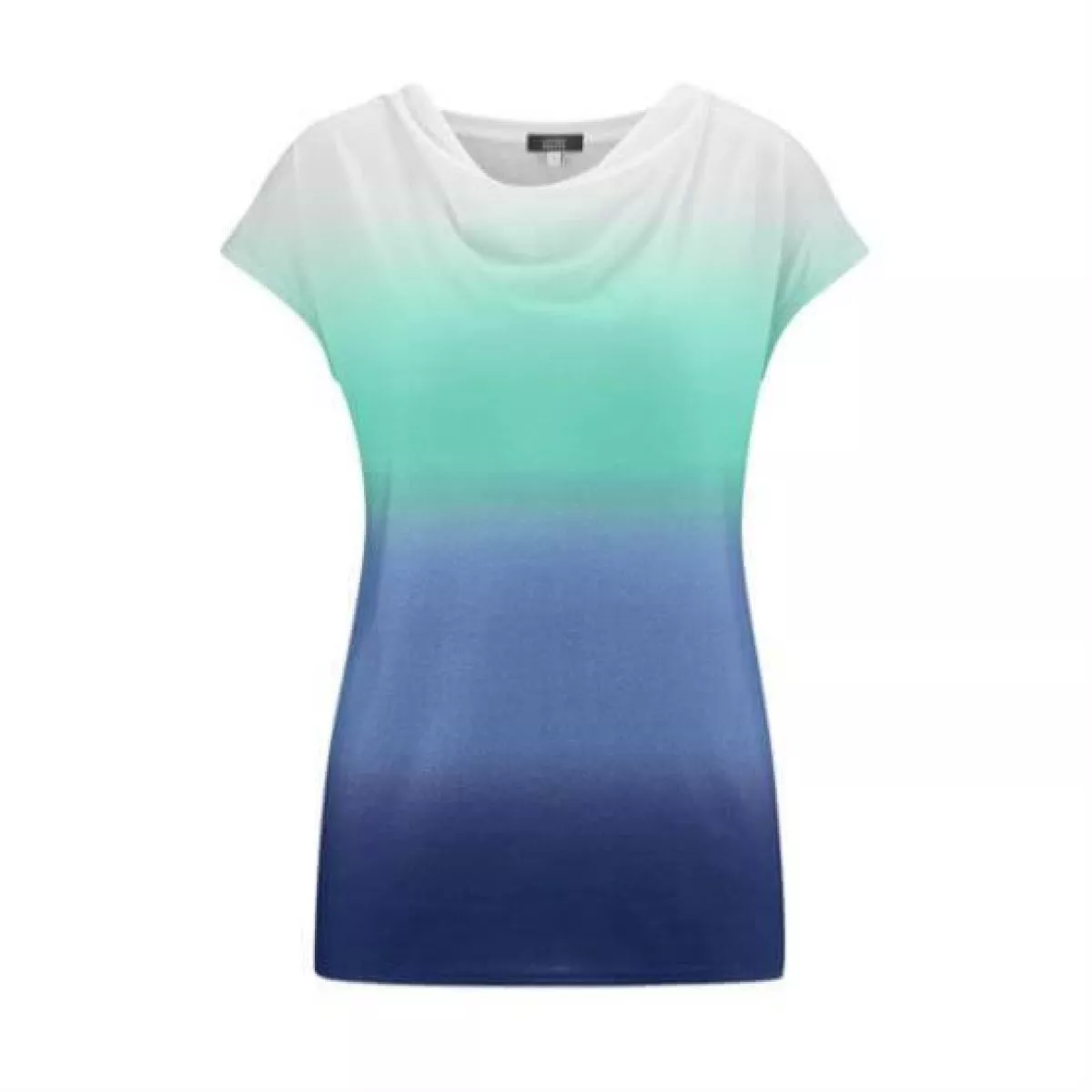 T-shirt dégradé bleu et rouge