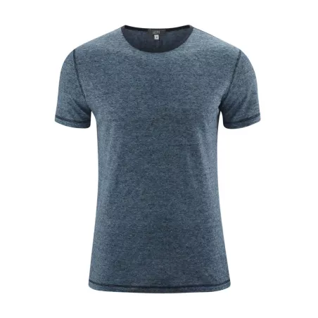 Tee-shirt lin bio bleu