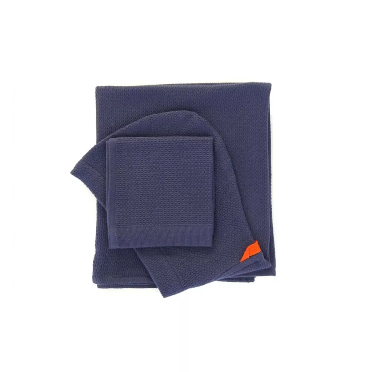 Set cape de bain bébé et carré éponge