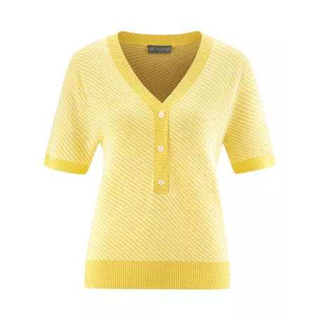 Tricot manches courtes chanvre