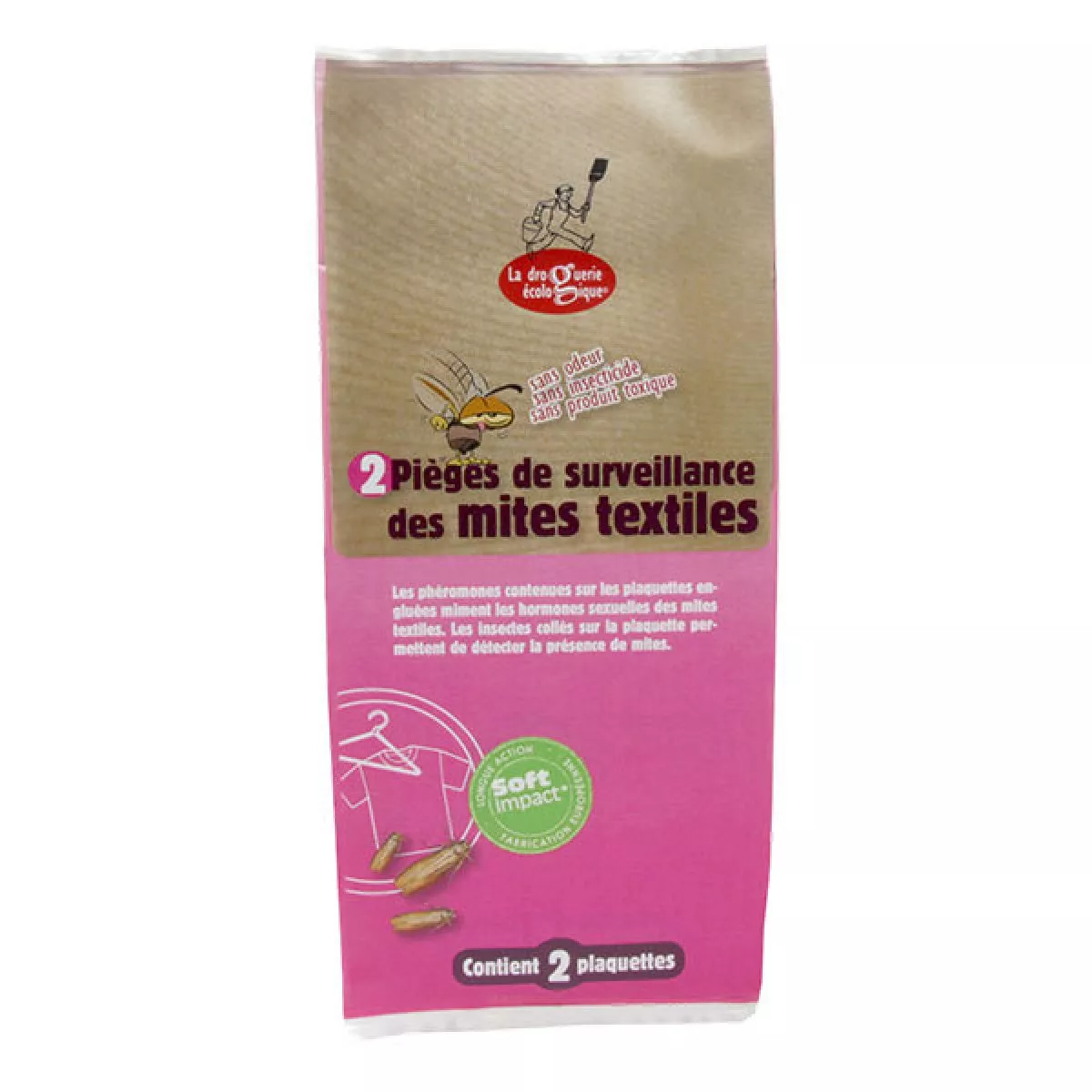 Piège mites textiles 2 plaquettes