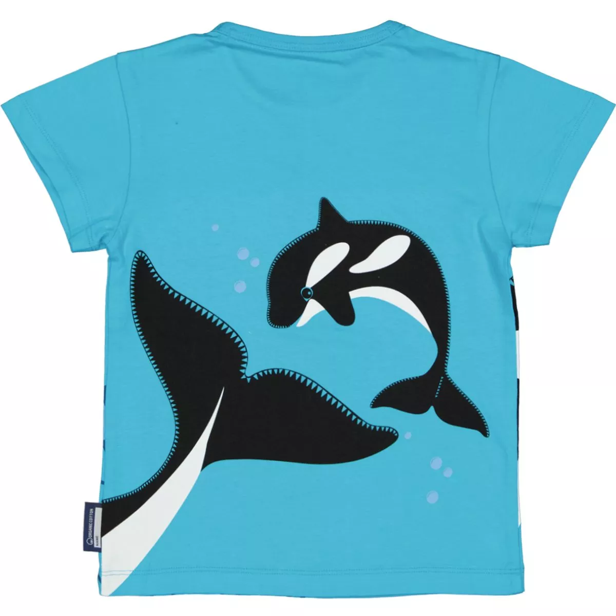 T-shirt enfant bleu orque coton bio