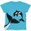 T-shirt enfant bleu orque coton bio