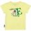 T-shirt enfant vert clair éléphant coton bio