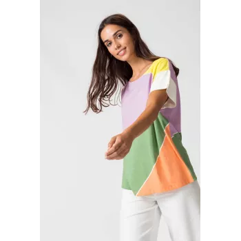 Top, tee shirt sans manches.