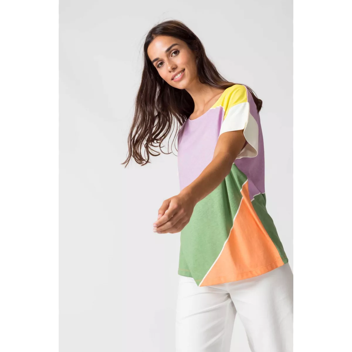 Tee shirt écologique en coton manches courtes