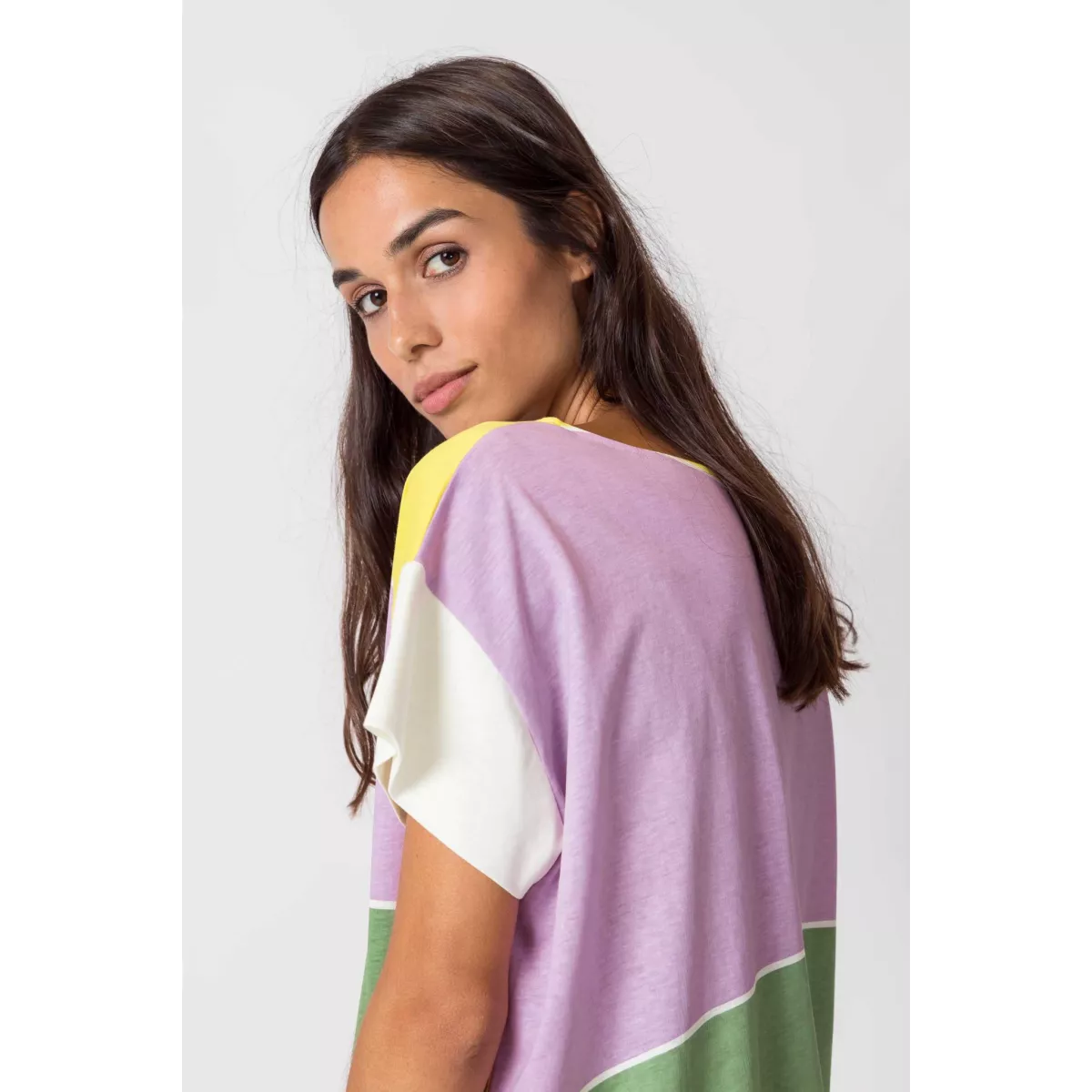 Tee shirt écologique en coton manches courtes