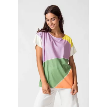 Tee shirt écologique en coton manches courtes