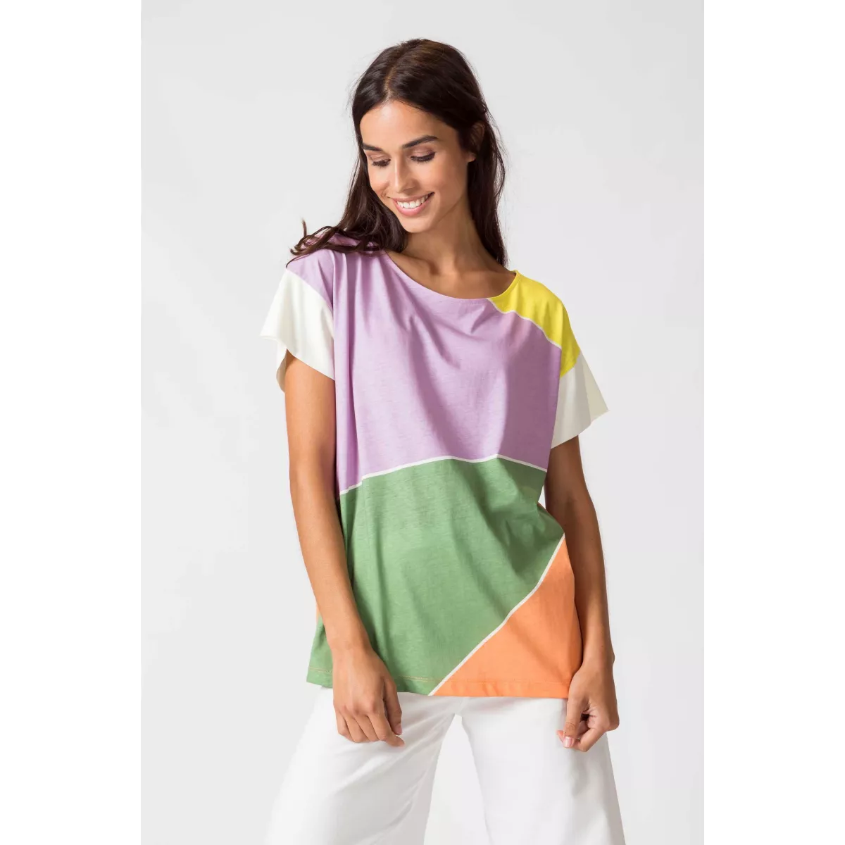 Tee shirt écologique en coton manches courtes