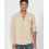 Chemise homme col mao chanvre homme Noam
