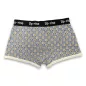 Boxer imprimé fleurs et feuilles bleues et jaunes Boxer imprimé fleurs et feuilles bleues et jaunes