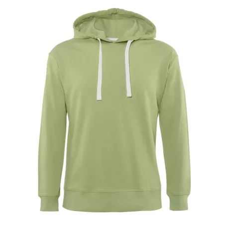 Sweat à capuche 100% coton bio vert pistache ou orange
