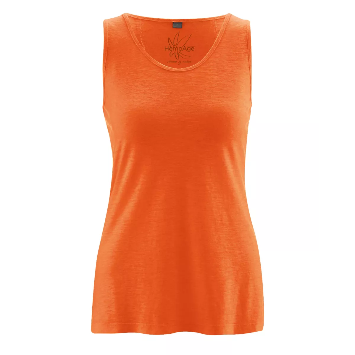 Débardeur coton bio chanvre orange
