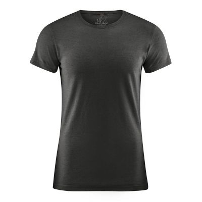 Tee shirt uni noir, + de 10 couleurs au choix chanvre coton bio Otto