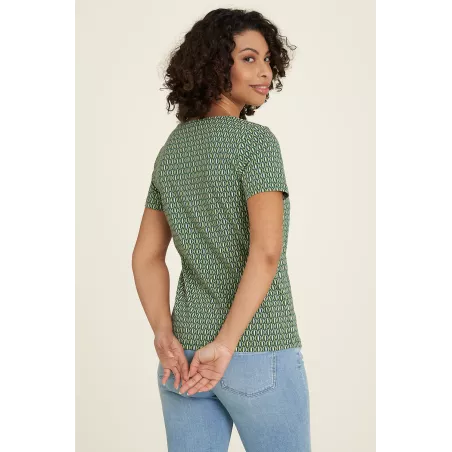 T-shirt, top coton bio avec imprimé