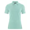 Polo vintage coton bio et chanvre vert sage