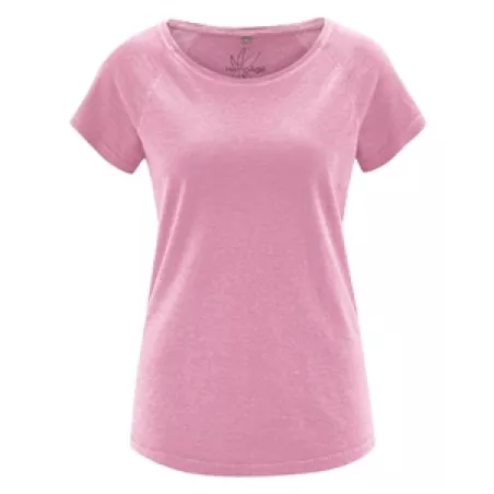 T-shirt uni femme manches raglan