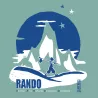 Tee-shirt coton bio imprimé Rando
