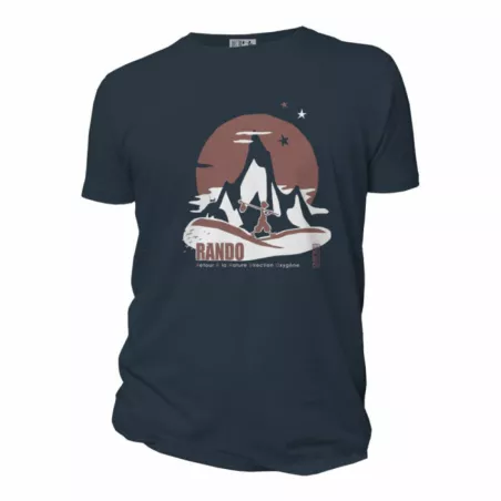 Tee-shirt coton bio imprimé Rando
