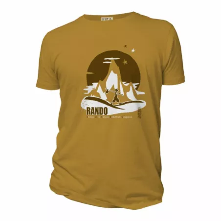 Tee-shirt coton bio imprimé Rando