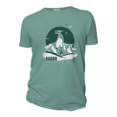 Tee-shirt coton bio imprimé Rando