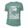 Tee-shirt coton bio imprimé 7ème continent