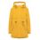 Veste courte femme moutarde coton biologique et polyester recyclé