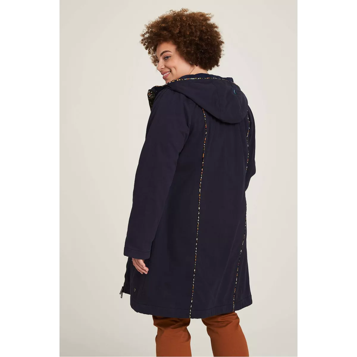 Parka femme night en sergé 100% coton bio