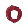 Écharpe boucle coton bio motif fleuri