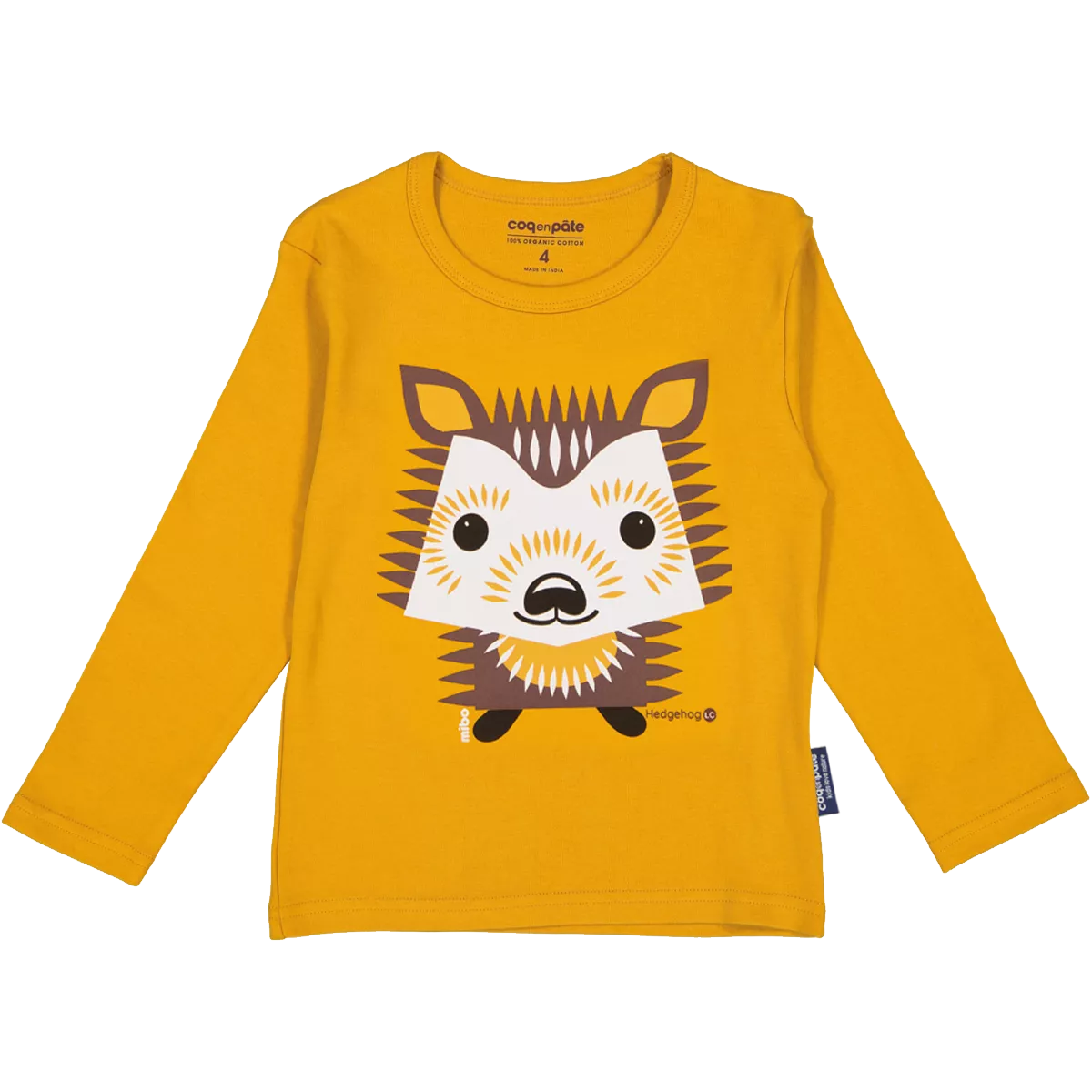 T-Shirt Manches Longues Hérisson devant 