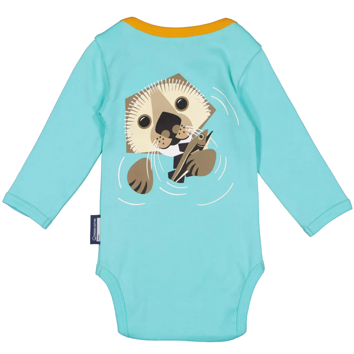 Pack Body Loutre manches longues et bavoir