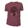 Tee-shirt rouge coton bio nouvelle version Aux arbres citoyens