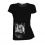 Tee-shirt coton bio " Femmes du mondes" noir