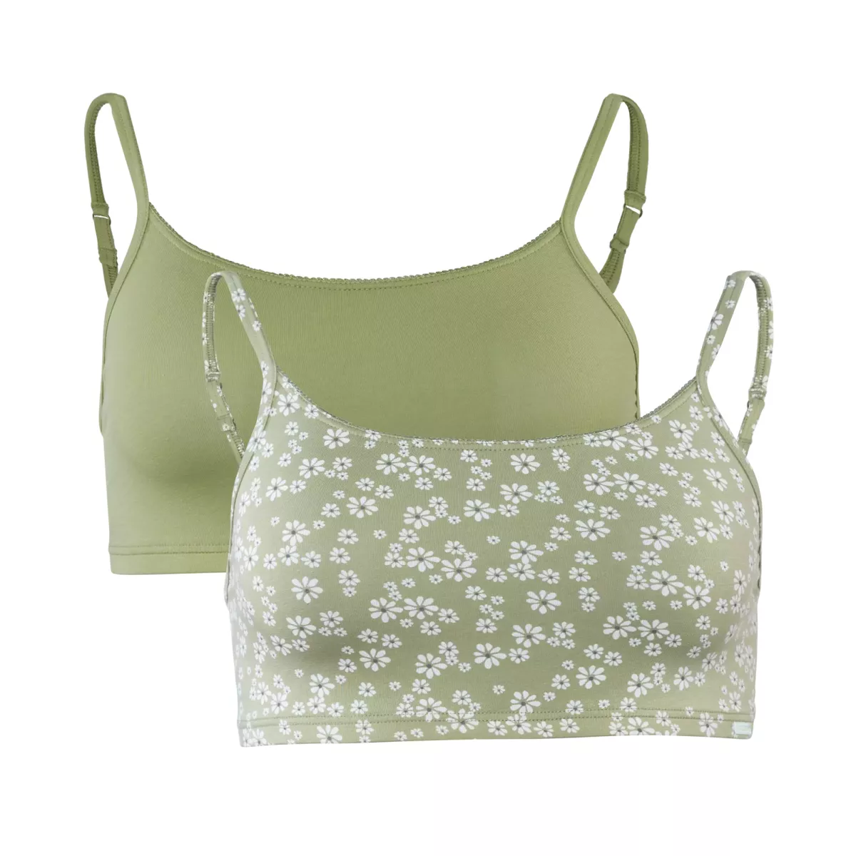 Lot de 2 Brassières "ILENIA" en coton bio 