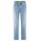Jupe longue en jean chanvre coloris "aqua"