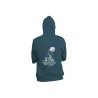 Veste zippée bleue"Un peu d'air" 