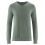 Pull Col V Confortable couleur thym