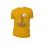 Tee-shirt jaune coton bio "Un peu d'air" 